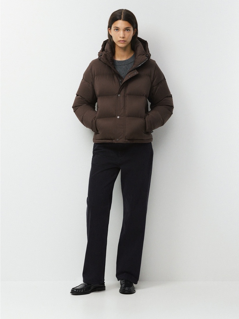 Aritzia The Super Puff™ Shorty in Rich Mocha Brown